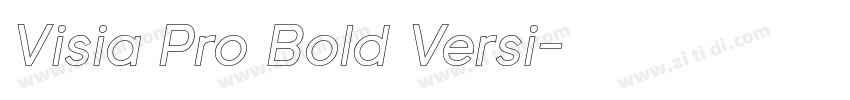 Visia Pro Bold Versi字体转换 Visia Pro Bold Versi字体转换